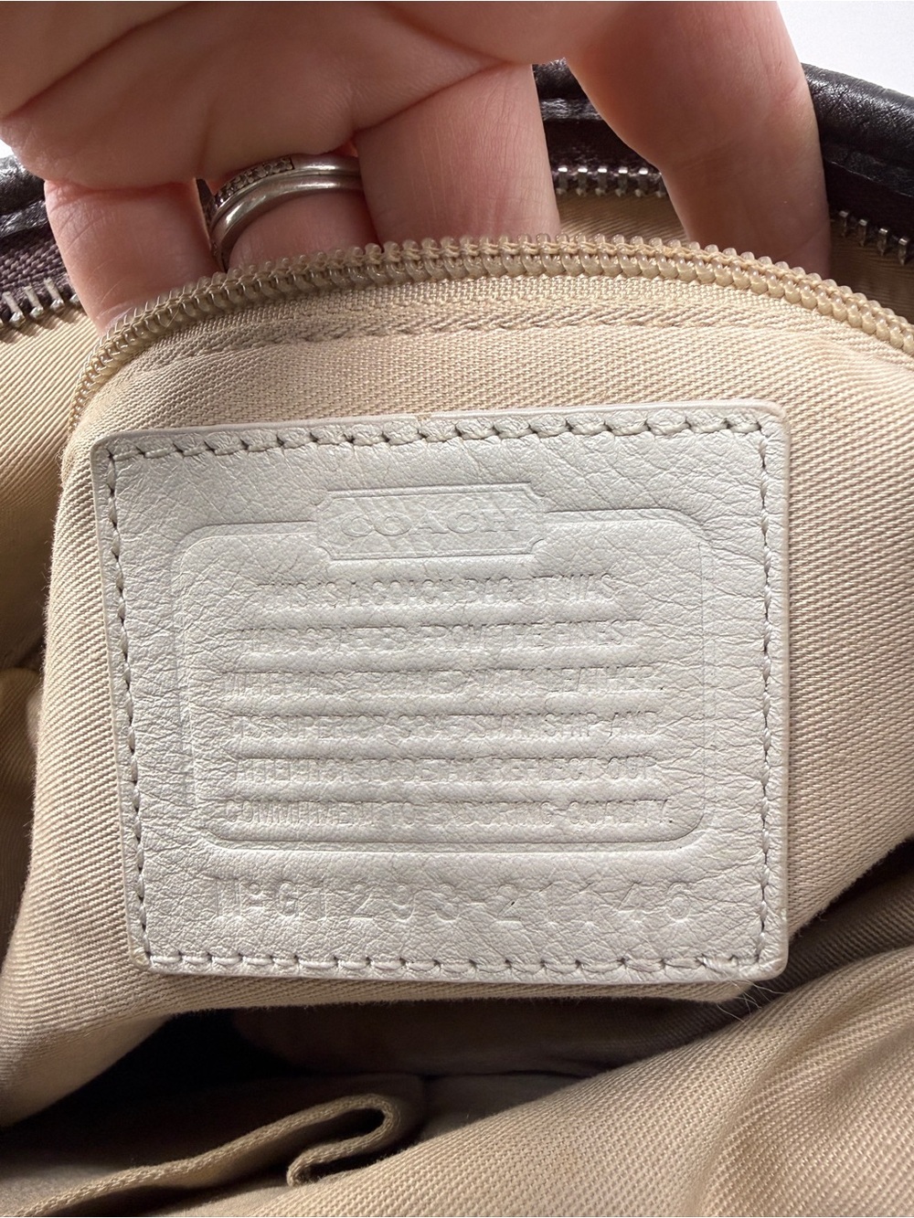 Coach Multicolor Tweed Shoulder Bag with Pink Tassel - Picture 6 of 16